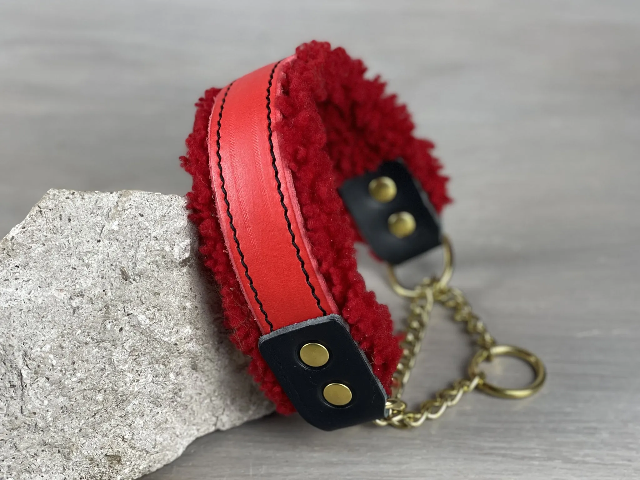 Extra Fluffy Martingale Dog Collar