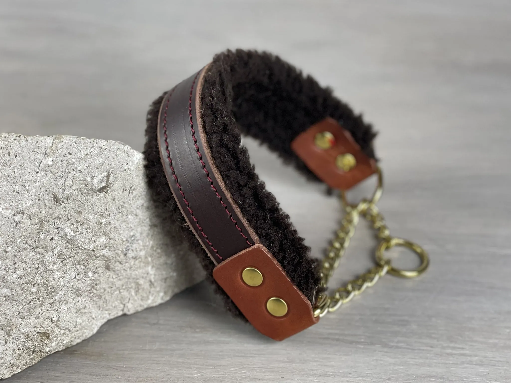 Extra Fluffy Martingale Dog Collar
