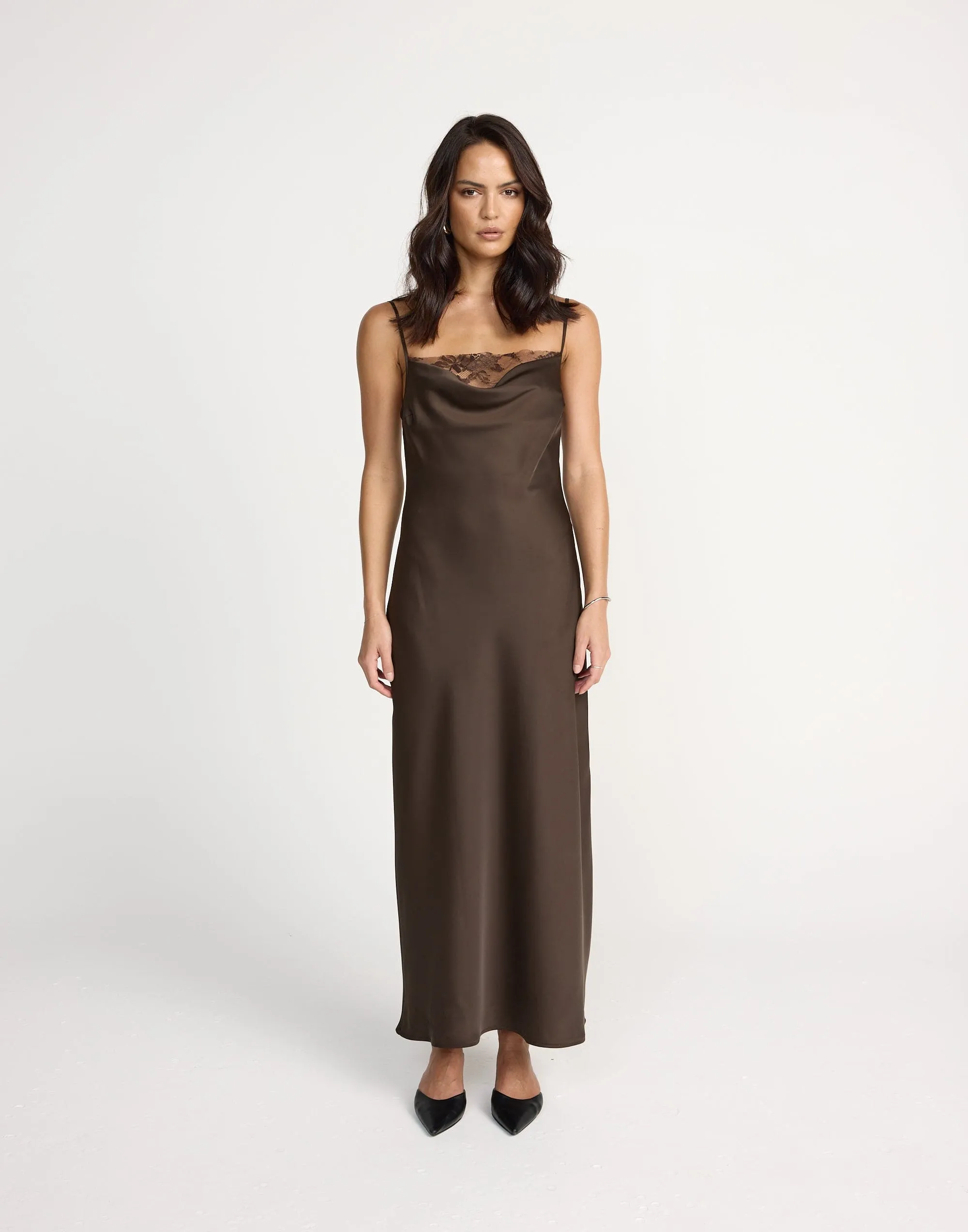 Fated Maxi Dress (Chocolate)