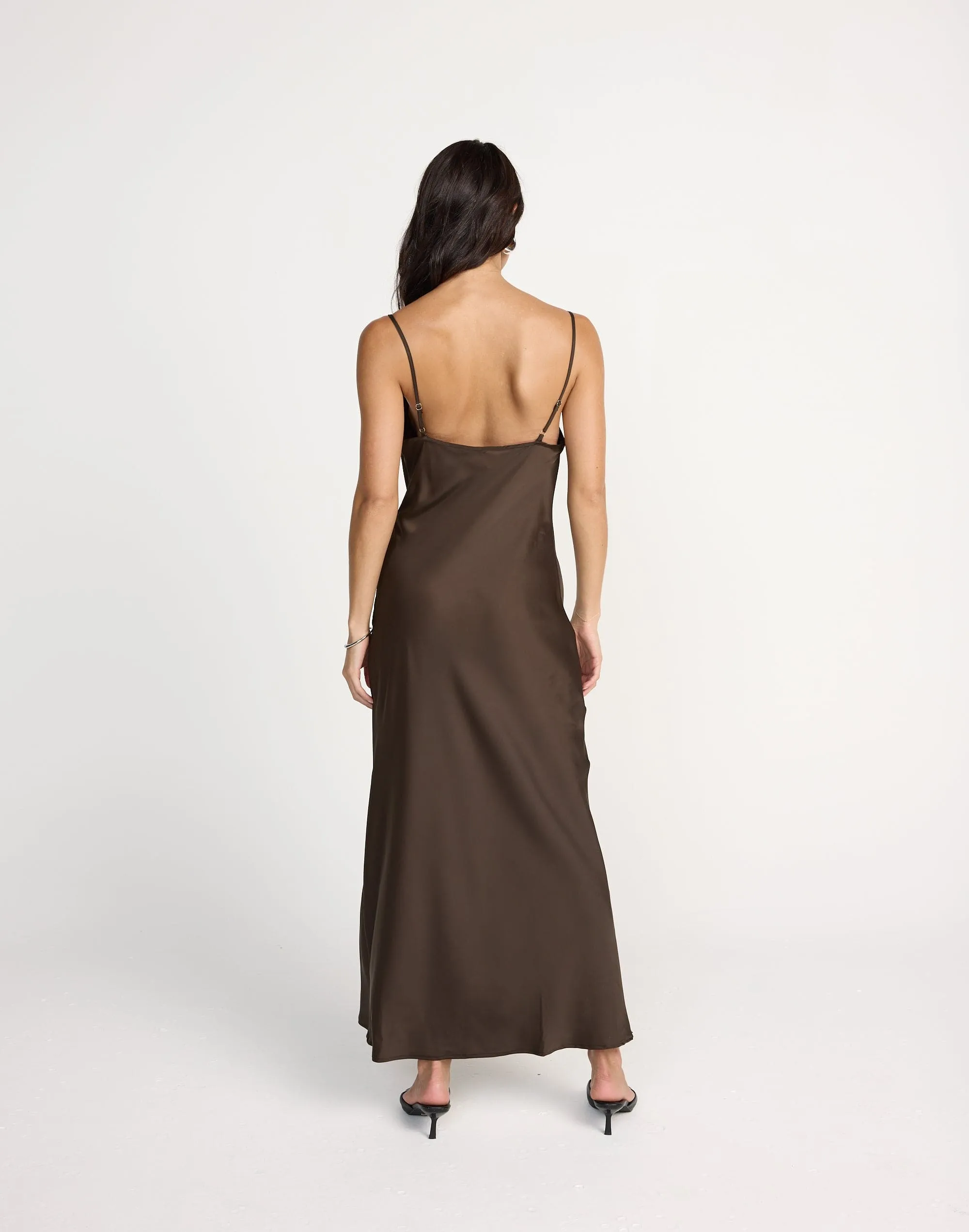 Fated Maxi Dress (Chocolate)