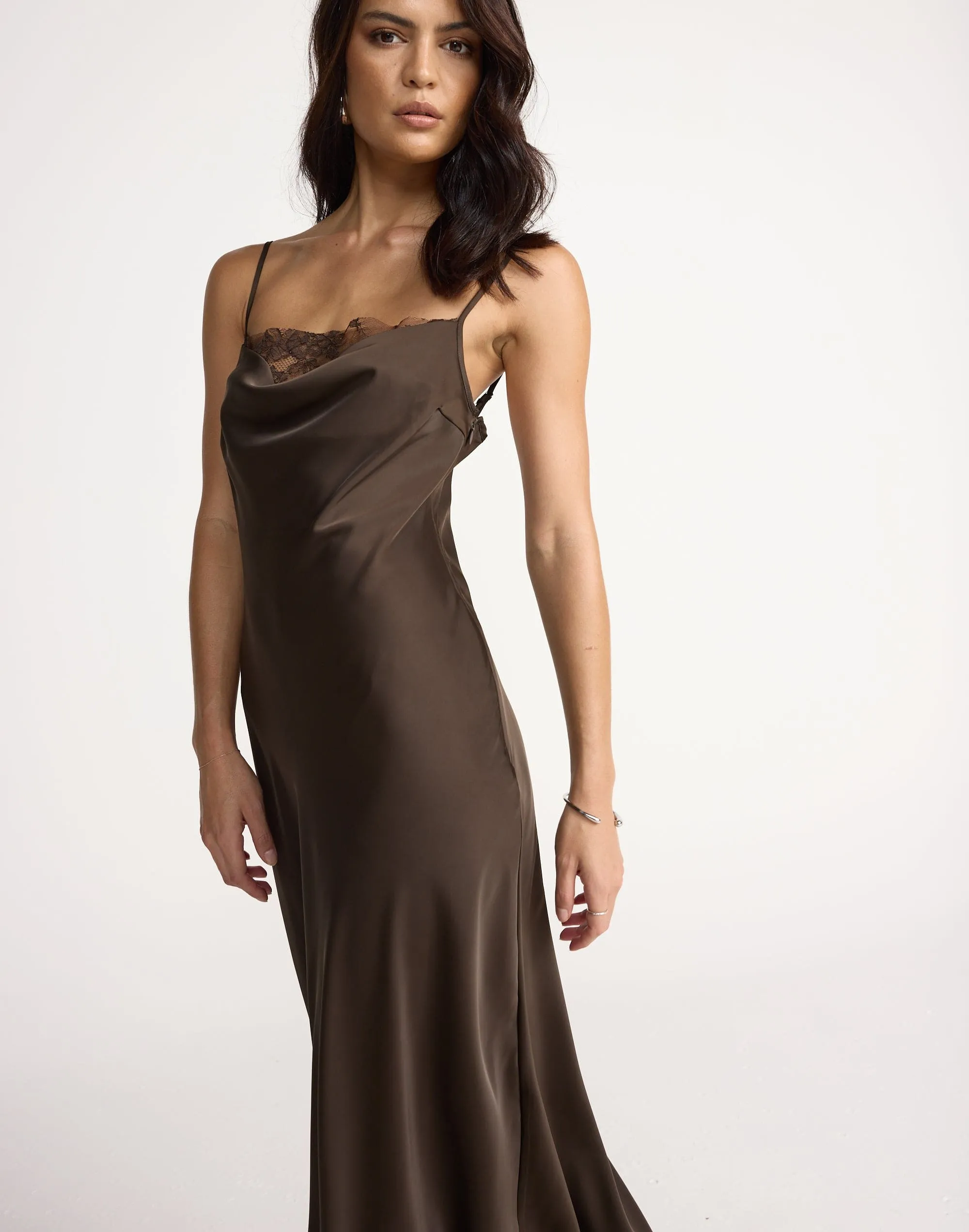 Fated Maxi Dress (Chocolate)