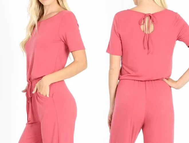 FINAL SALE On The Move Black Jumpsuit