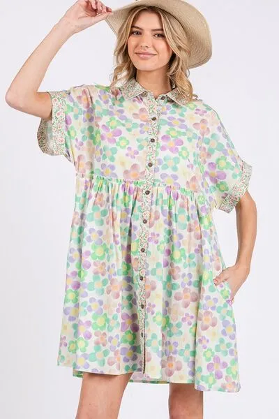 Floral Babydoll Dress