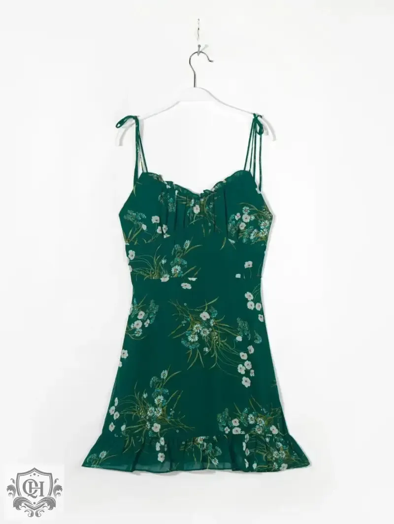Fresh Ruffled Slip Dress