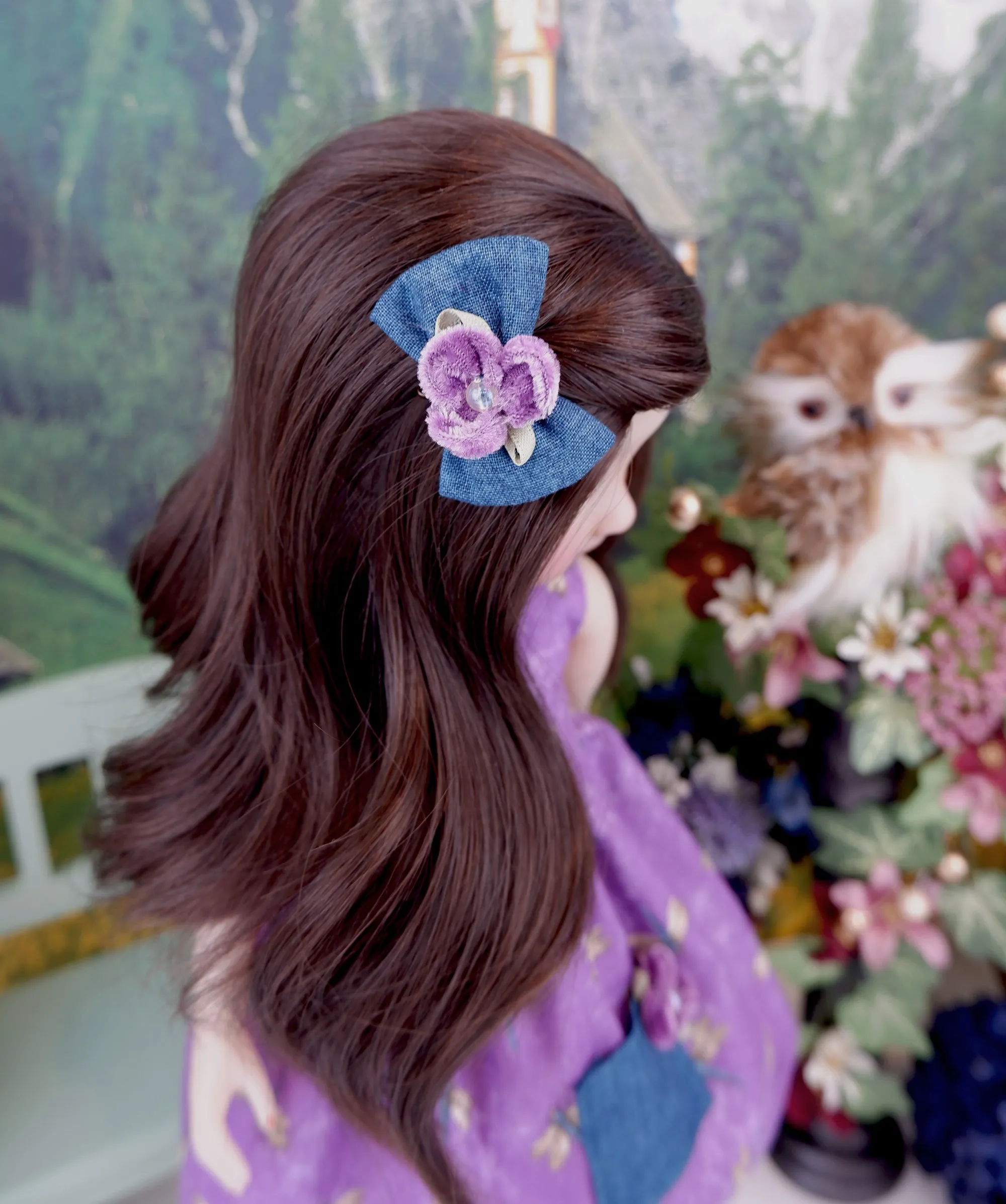 Garden Dragonfly - dress with shoes for Ruby Red Fashion Friends doll