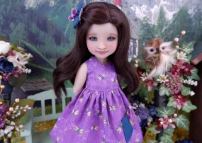 Garden Dragonfly - dress with shoes for Ruby Red Fashion Friends doll