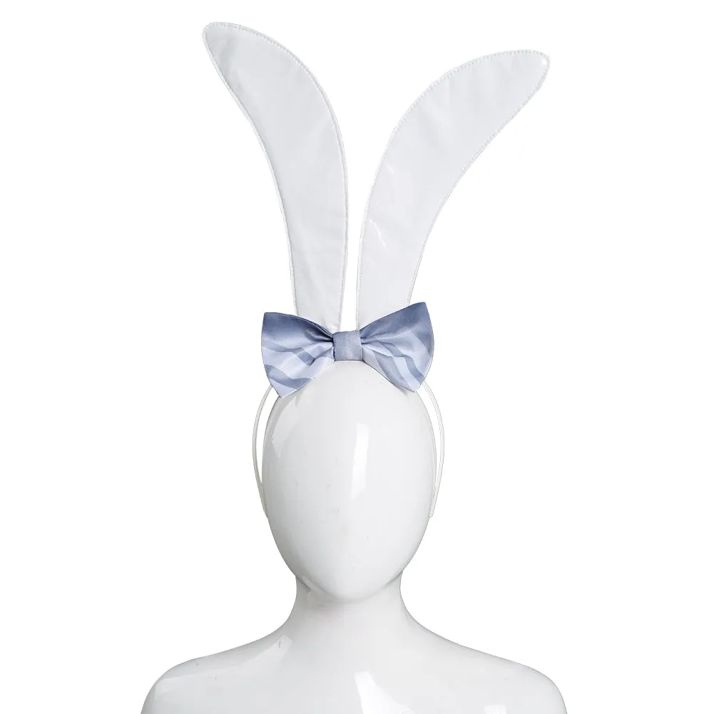 Genshin Impact Shen He Halloween Carnival Suit Cosplay Costume Bunny Girls Jumpsuit