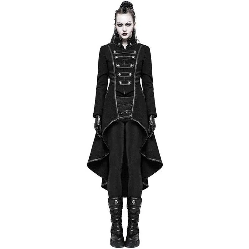 Gothic Military Trench Coat