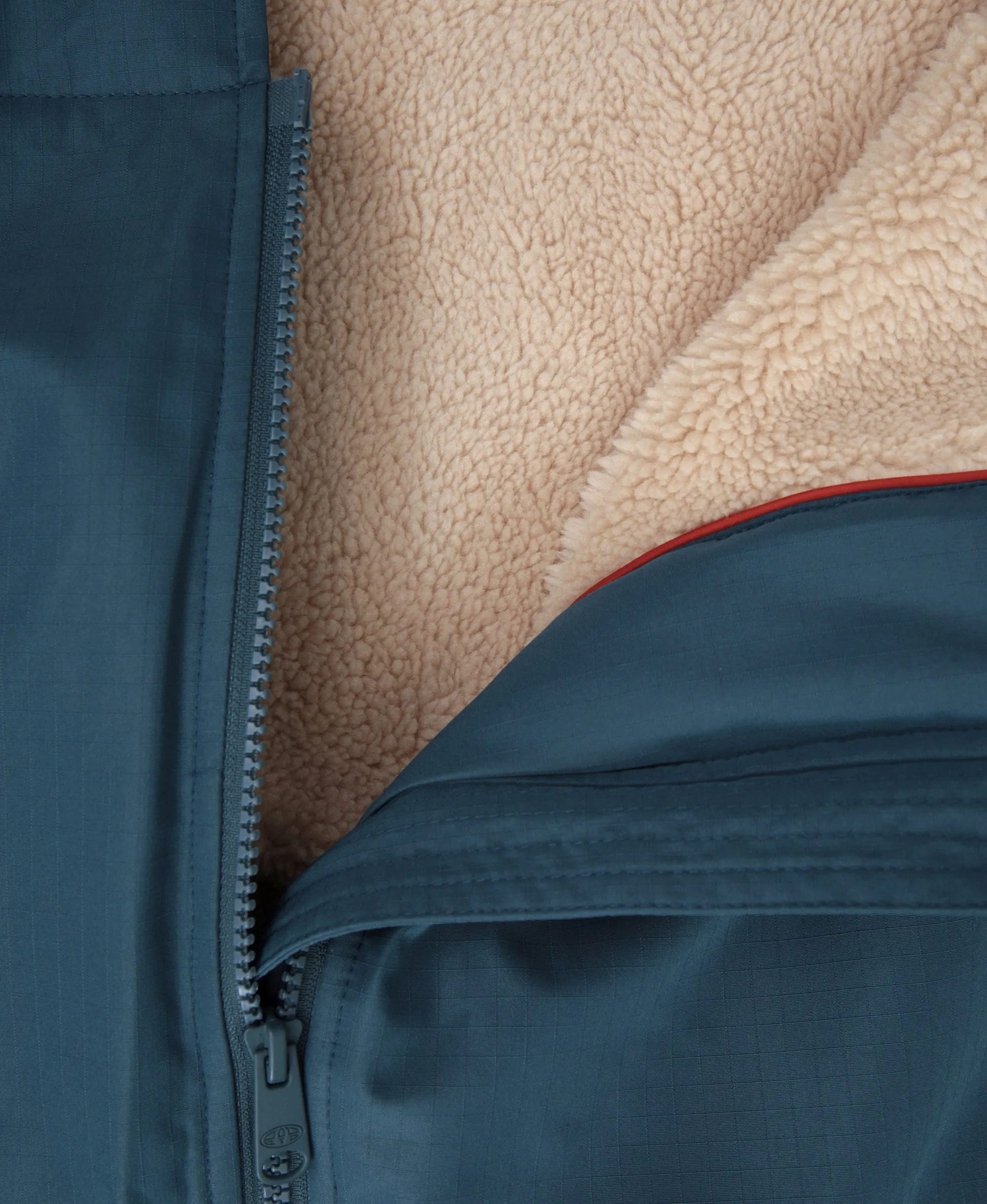 Hazey Mens Waterproof Beach Parka - Blue