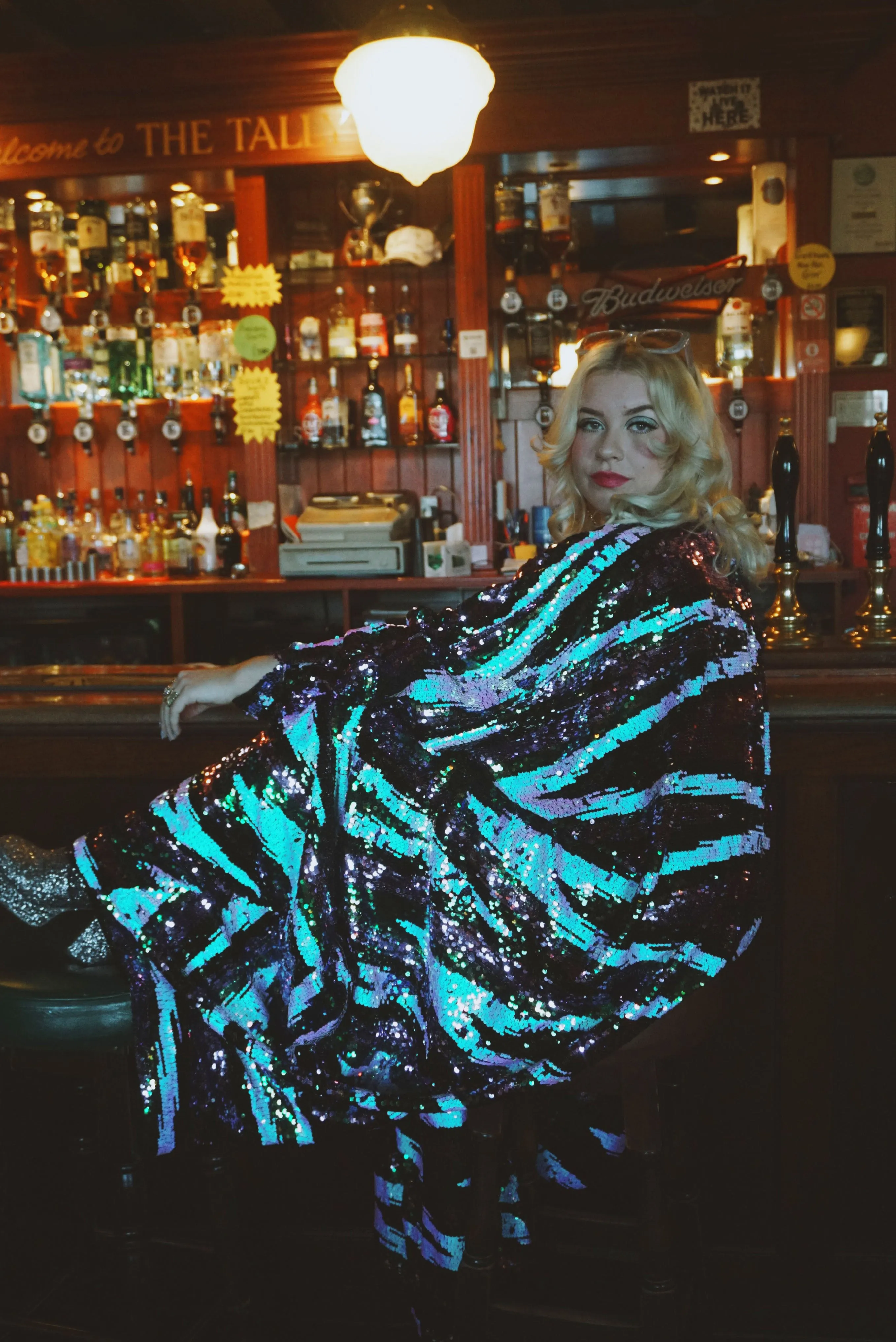 Iridescent White, Lilac and Green Ziggy Jumpsuit *INTRODUCTORY PRICE*