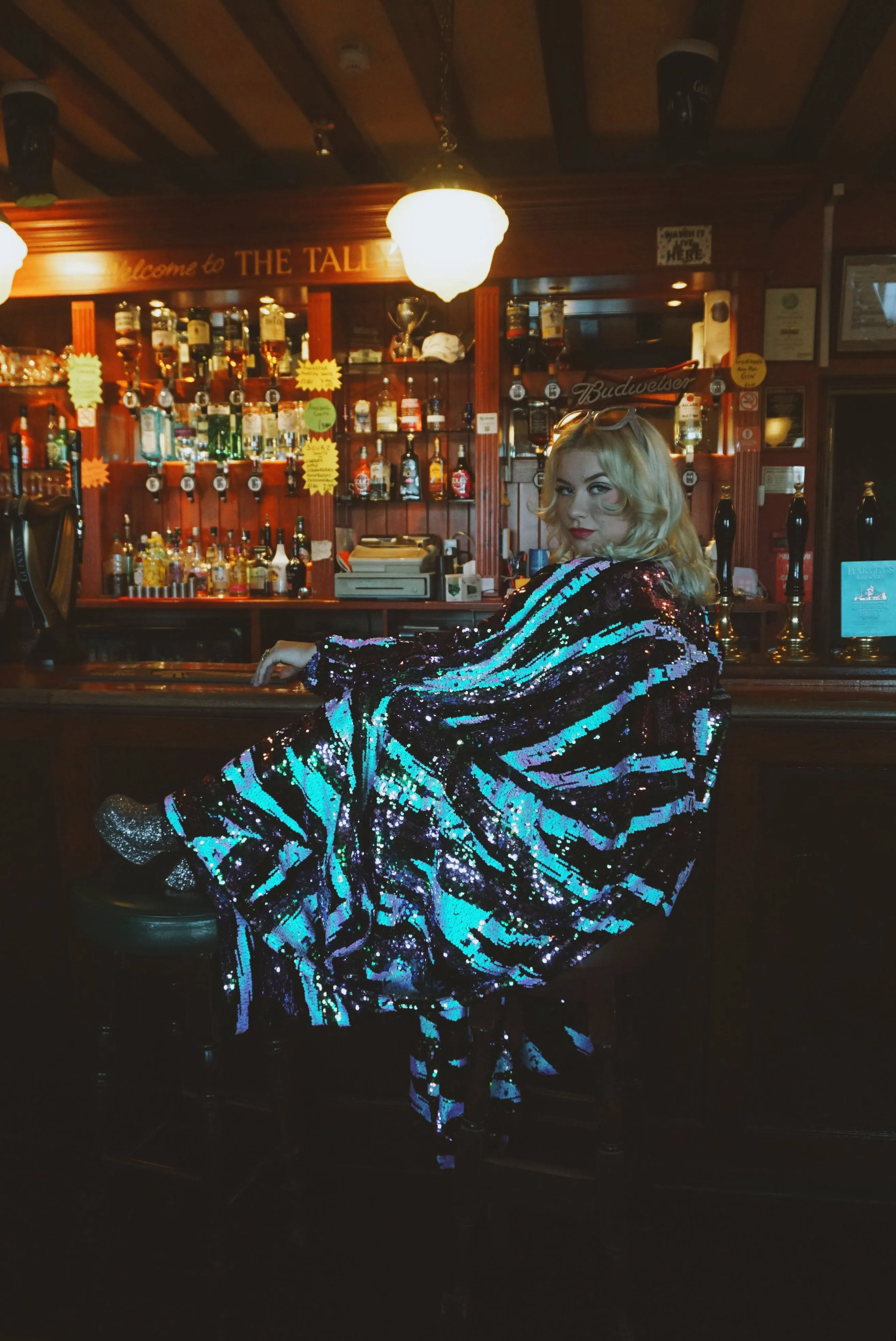 Iridescent White, Lilac and Green Ziggy Jumpsuit *INTRODUCTORY PRICE*