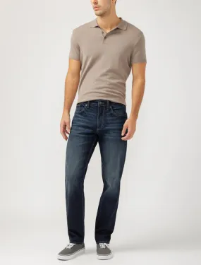 Jeans Silver Eddie Athletic Fit Tapered Leg "indigo foncé"