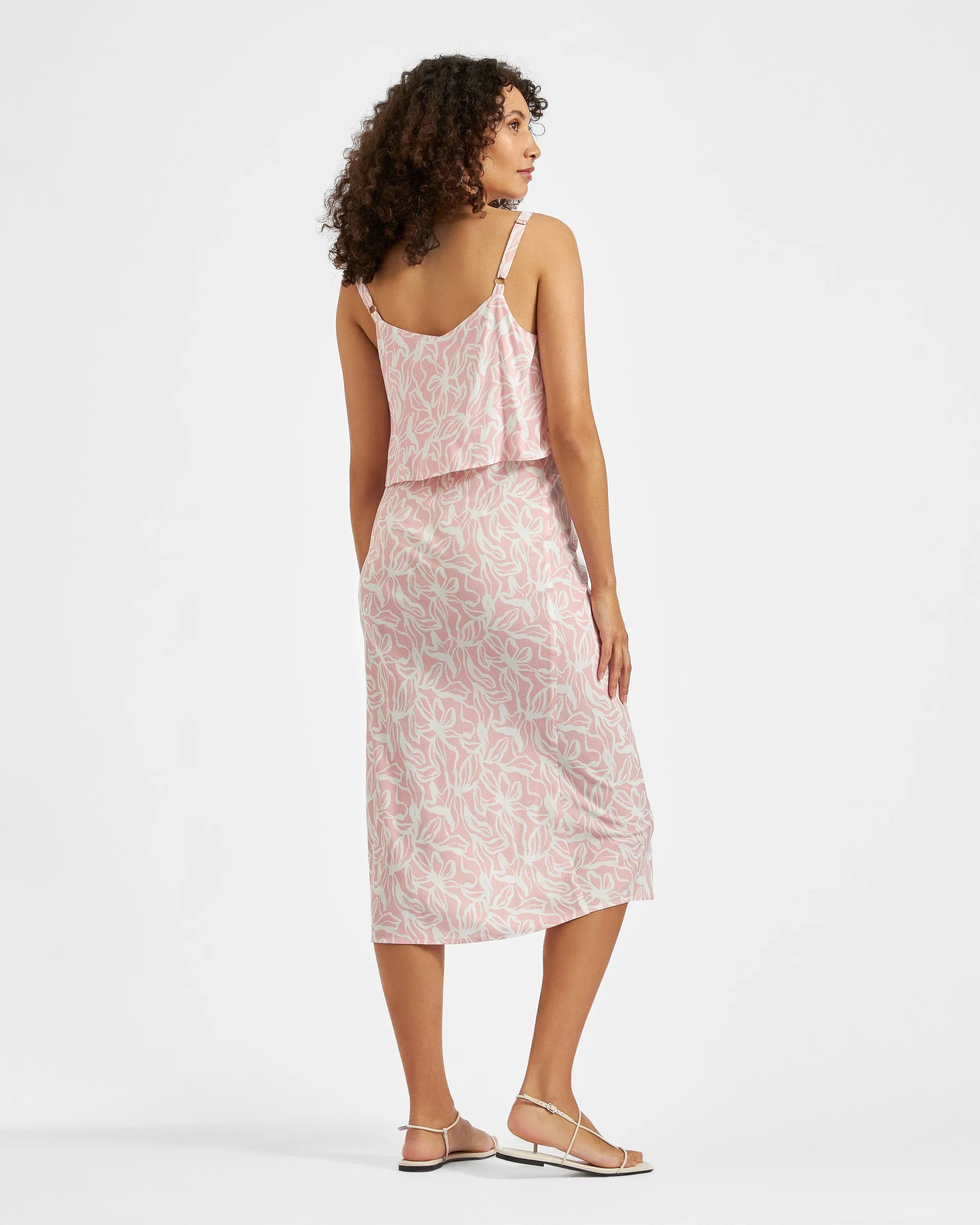 Jilly Nursing Slip Dress  Soft Pink