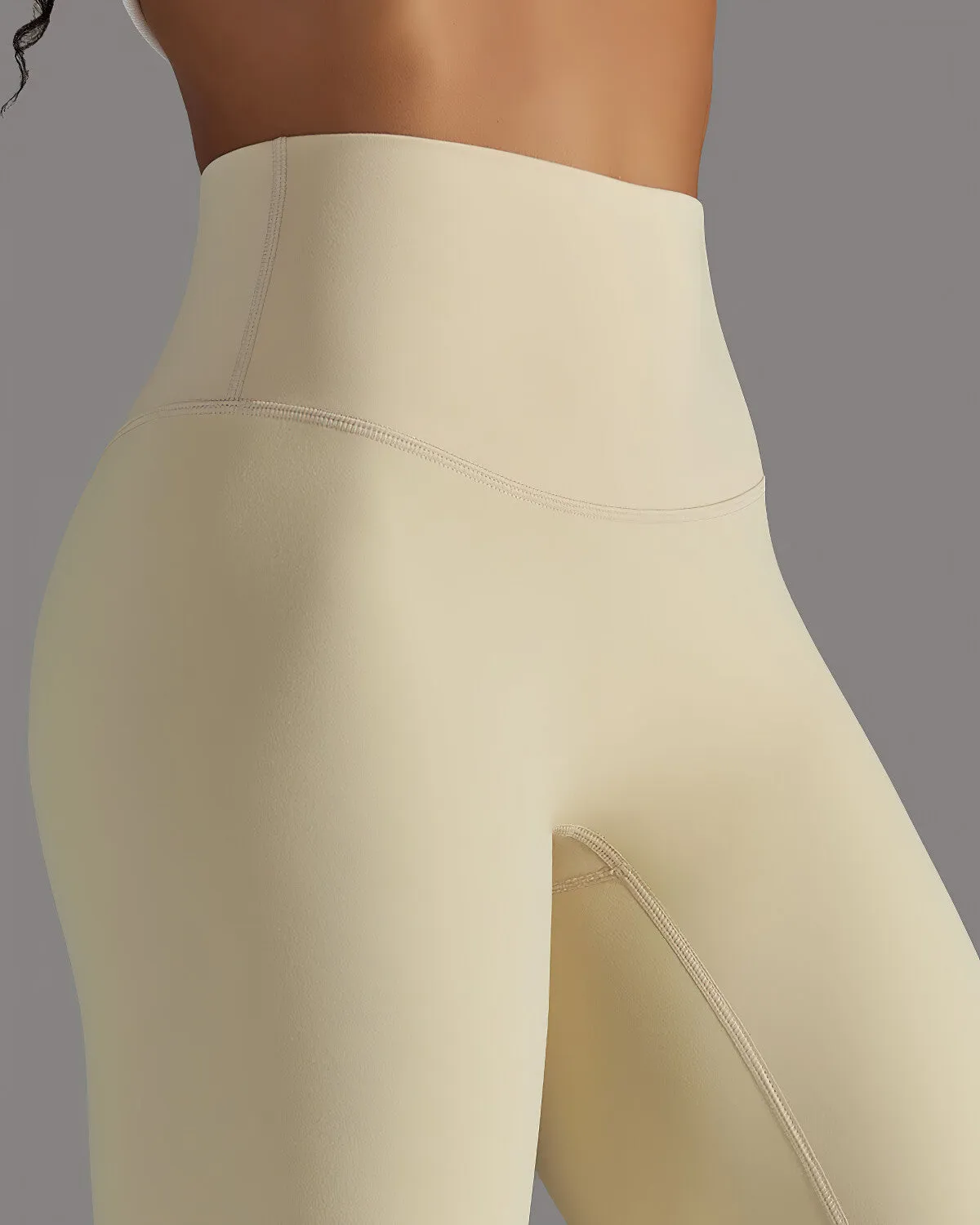 Lara Seamless Leggings - Beige