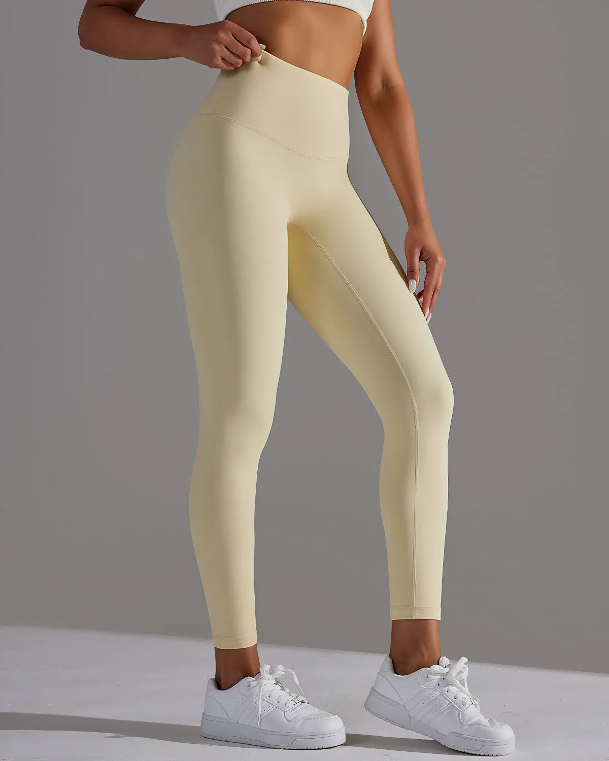 Lara Seamless Leggings - Beige