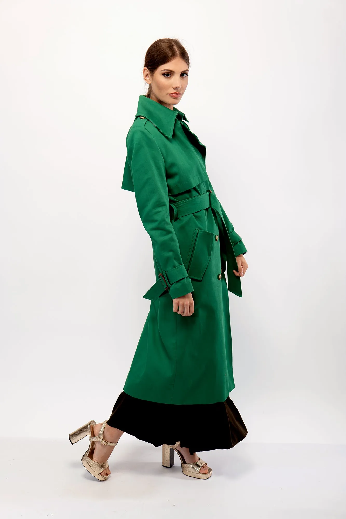 LENA TRENCH green