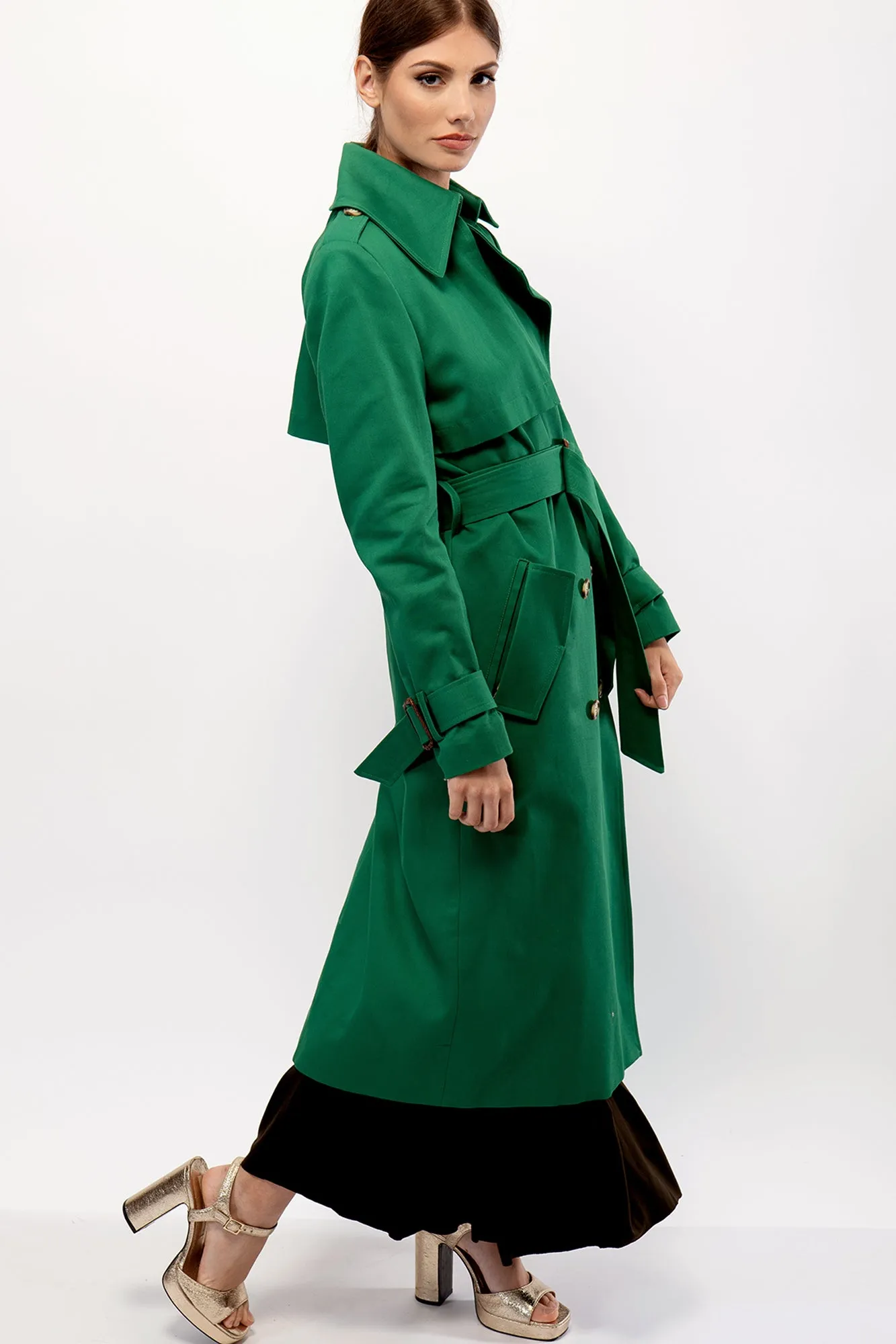 LENA TRENCH green