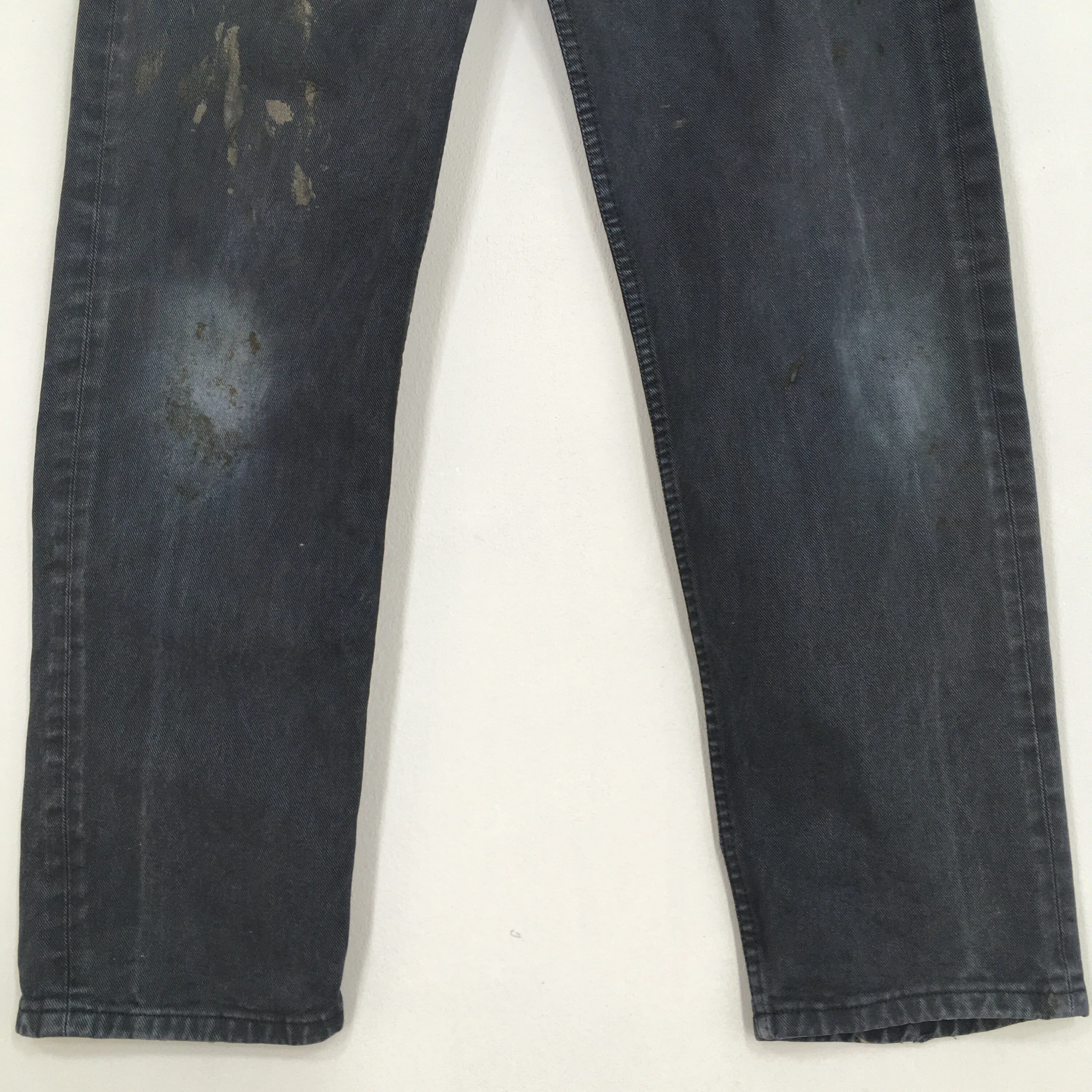Levi's 501 Faded Dirty Black Jeans Size 32x29.5