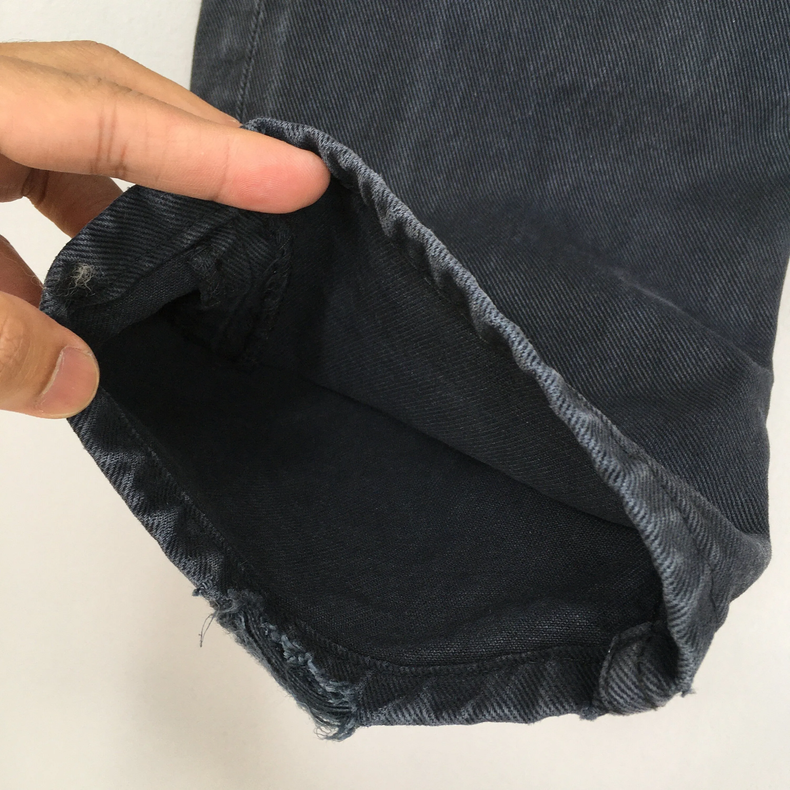 Levi's 501 Faded Dirty Black Jeans Size 32x29.5