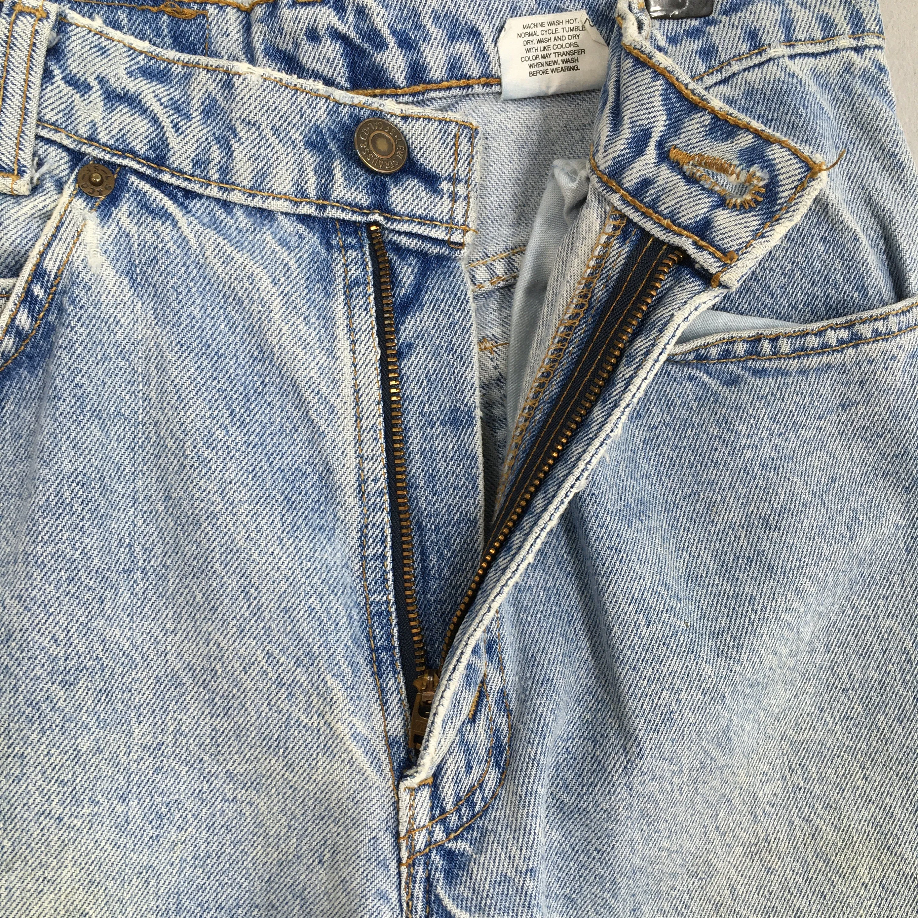 Levi's 550 Relaxed Fit Jeans Tapered Leg Size 28x33