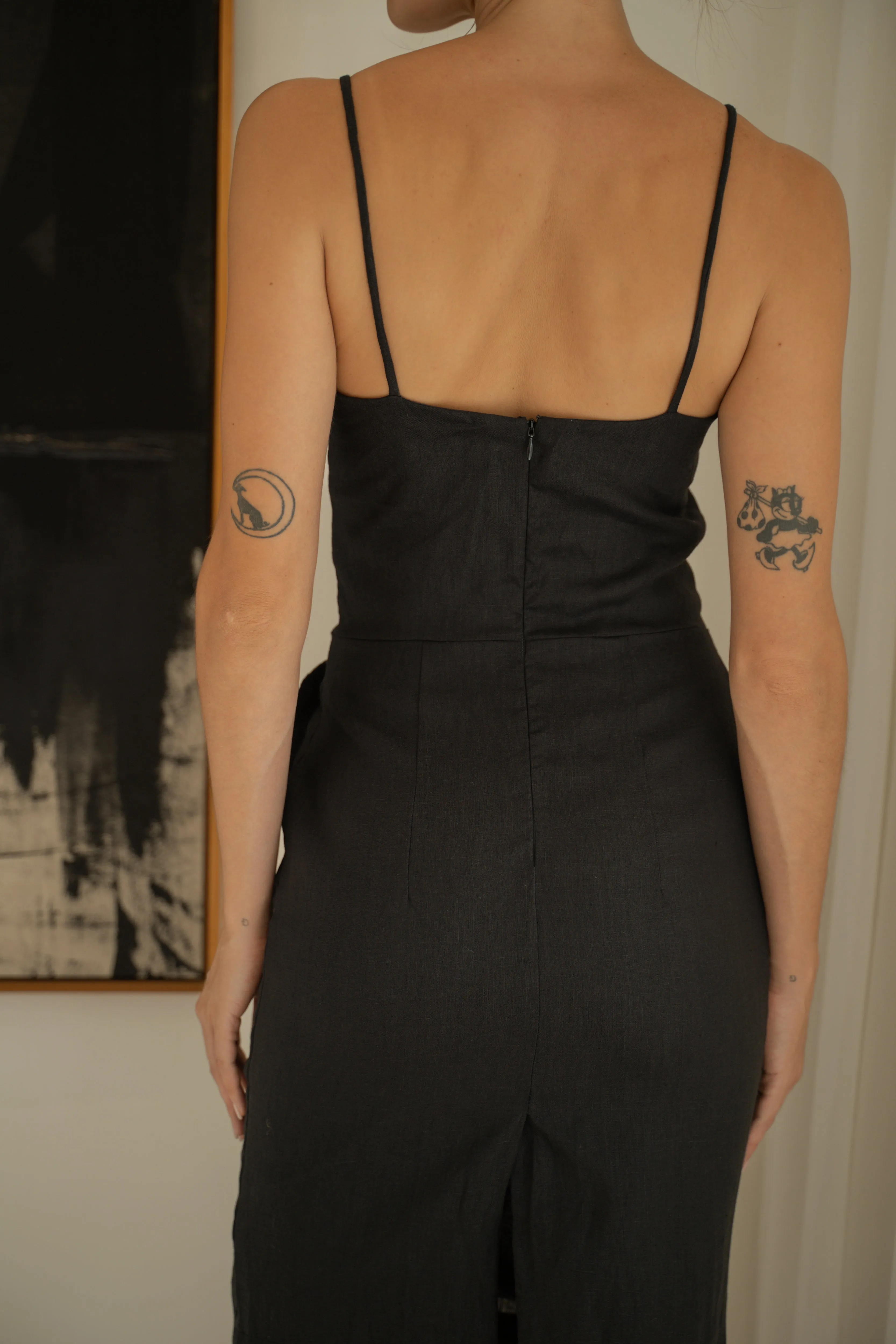 Linen Pencil Dress