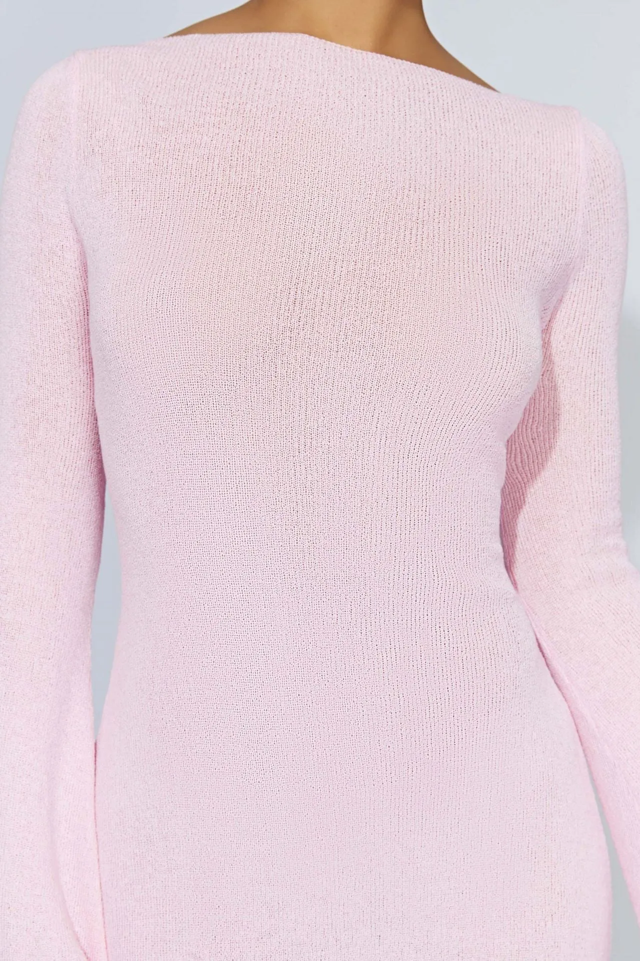 Long Sleeve Knit Mini Dress