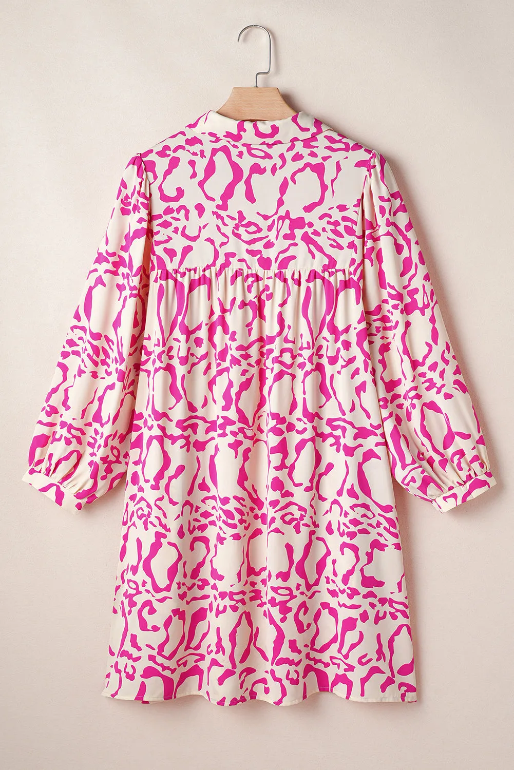 Meadow Leopard Loose Fit Babydoll Dress