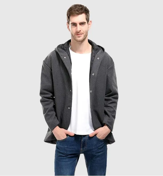 Men's Winter Casual Hooded Slim Jacket  | Men's Outwear