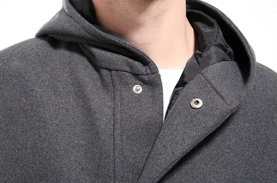 Men's Winter Casual Hooded Slim Jacket  | Men's Outwear