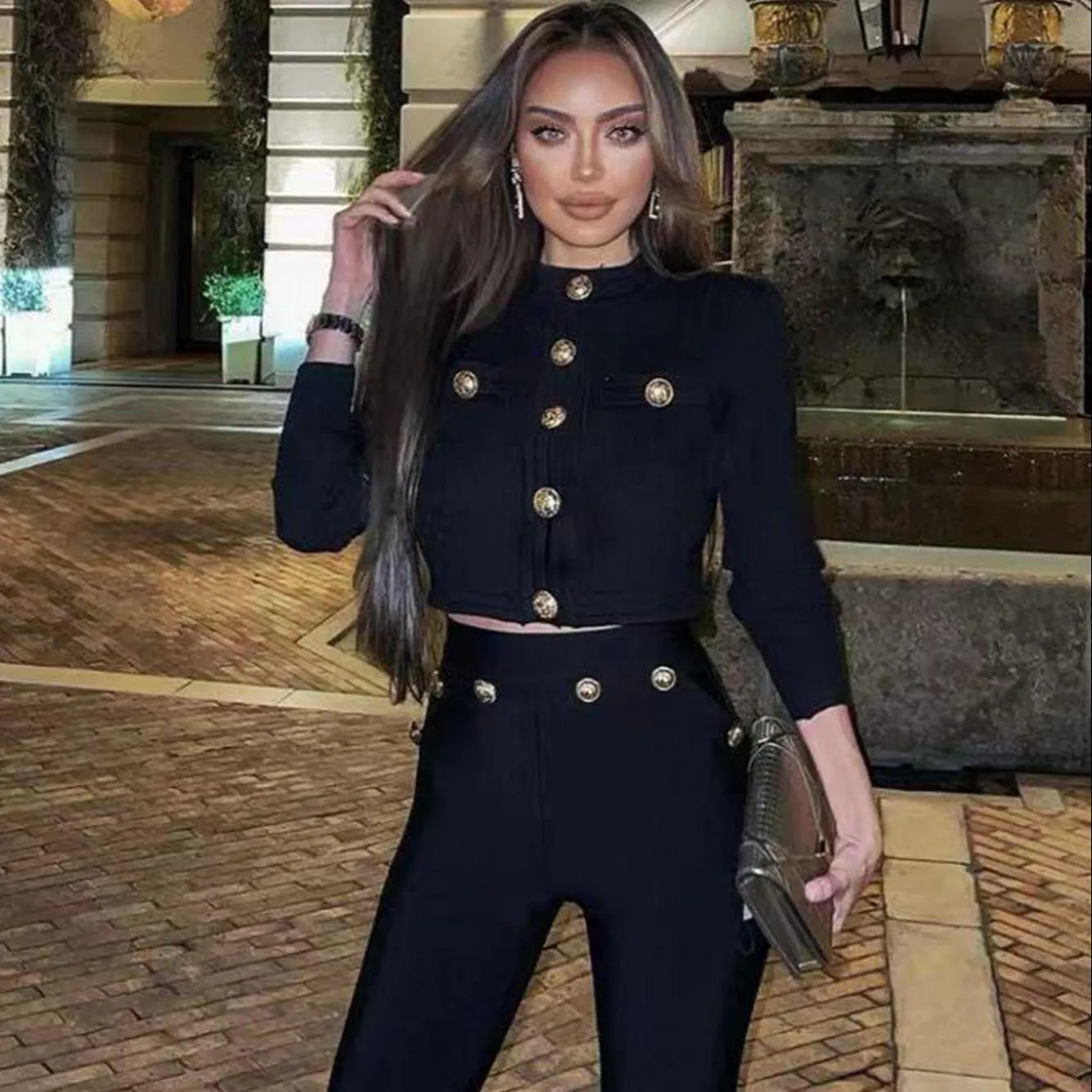 Monaco Black Two Pieces set