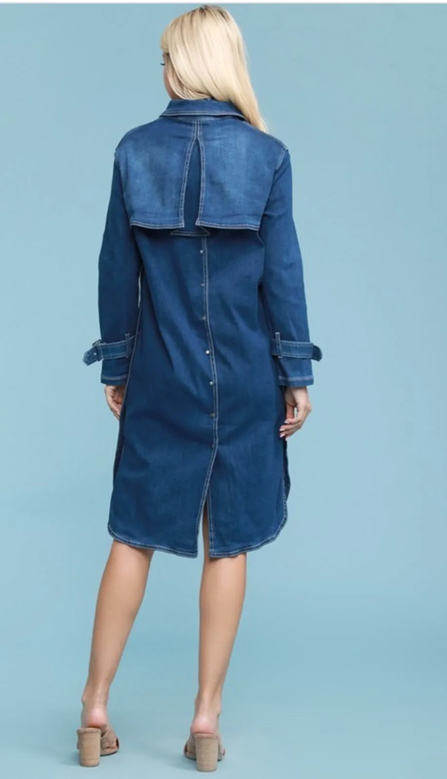 Multiply Me Denim Midi Dress