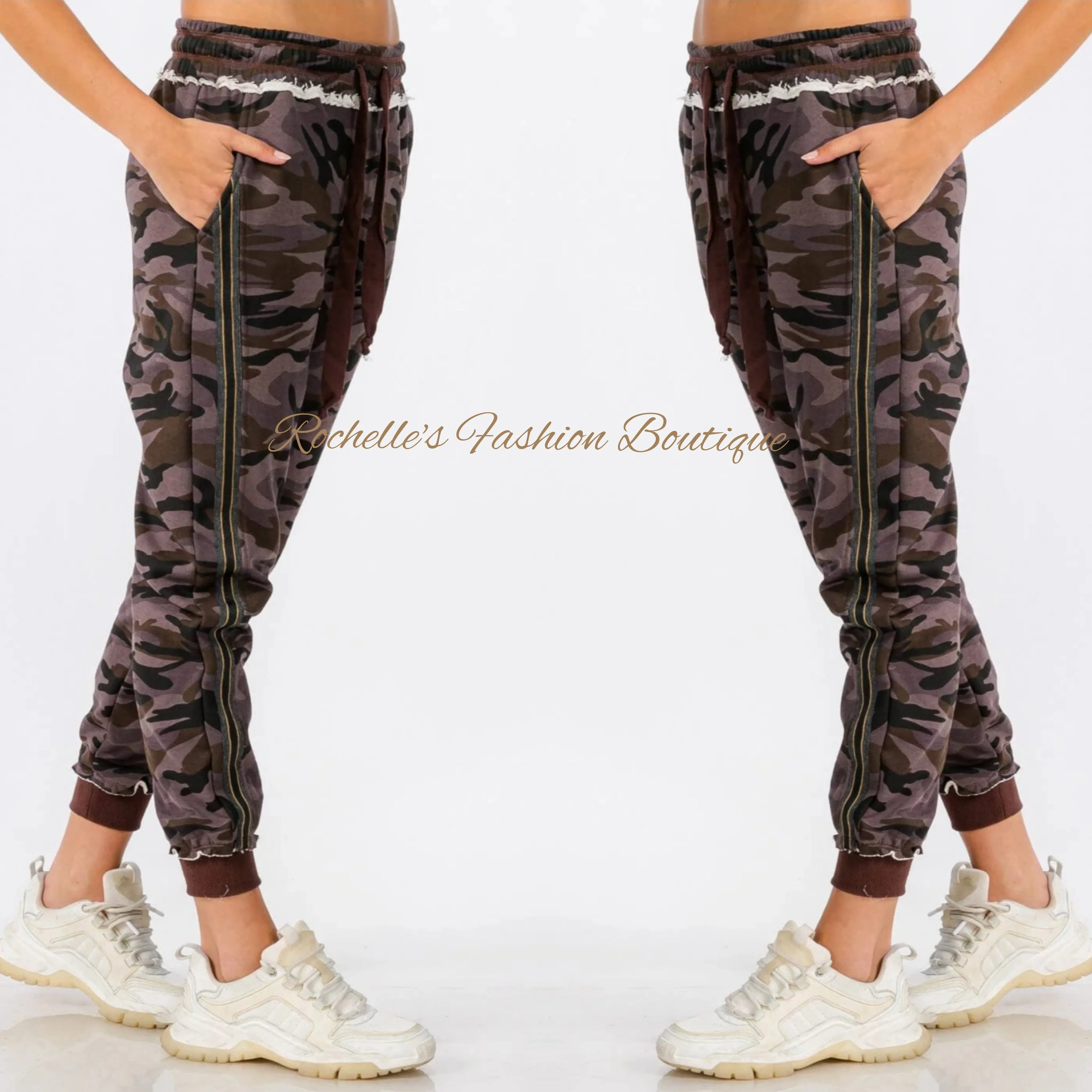 Olive Camo Joggers  Pants 2
