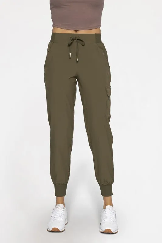 On The Run Ivy Green Pocket Joggers (Size Medium)