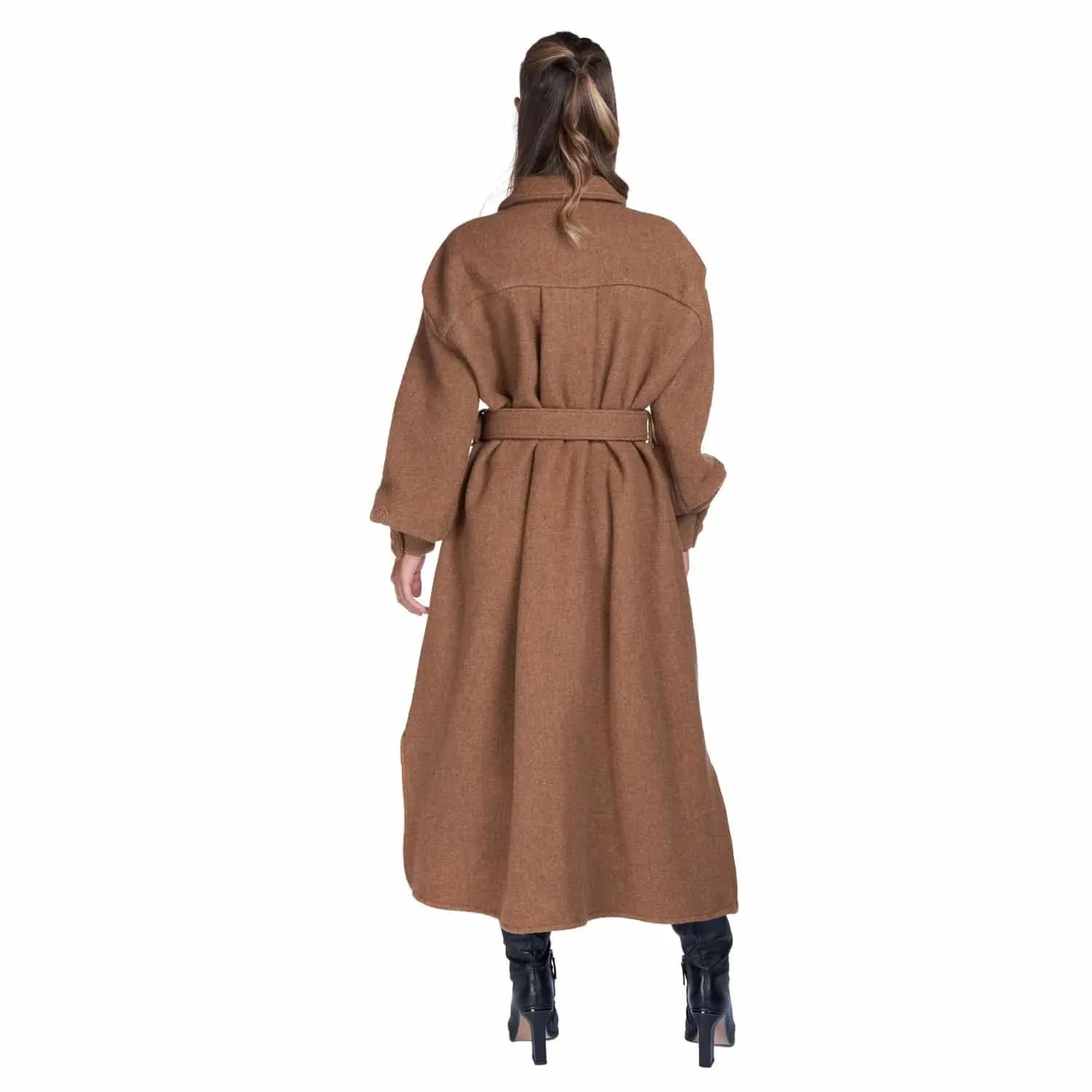 Oversize Coat In Virgin Wool