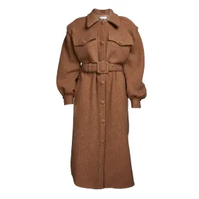 Oversize Coat In Virgin Wool