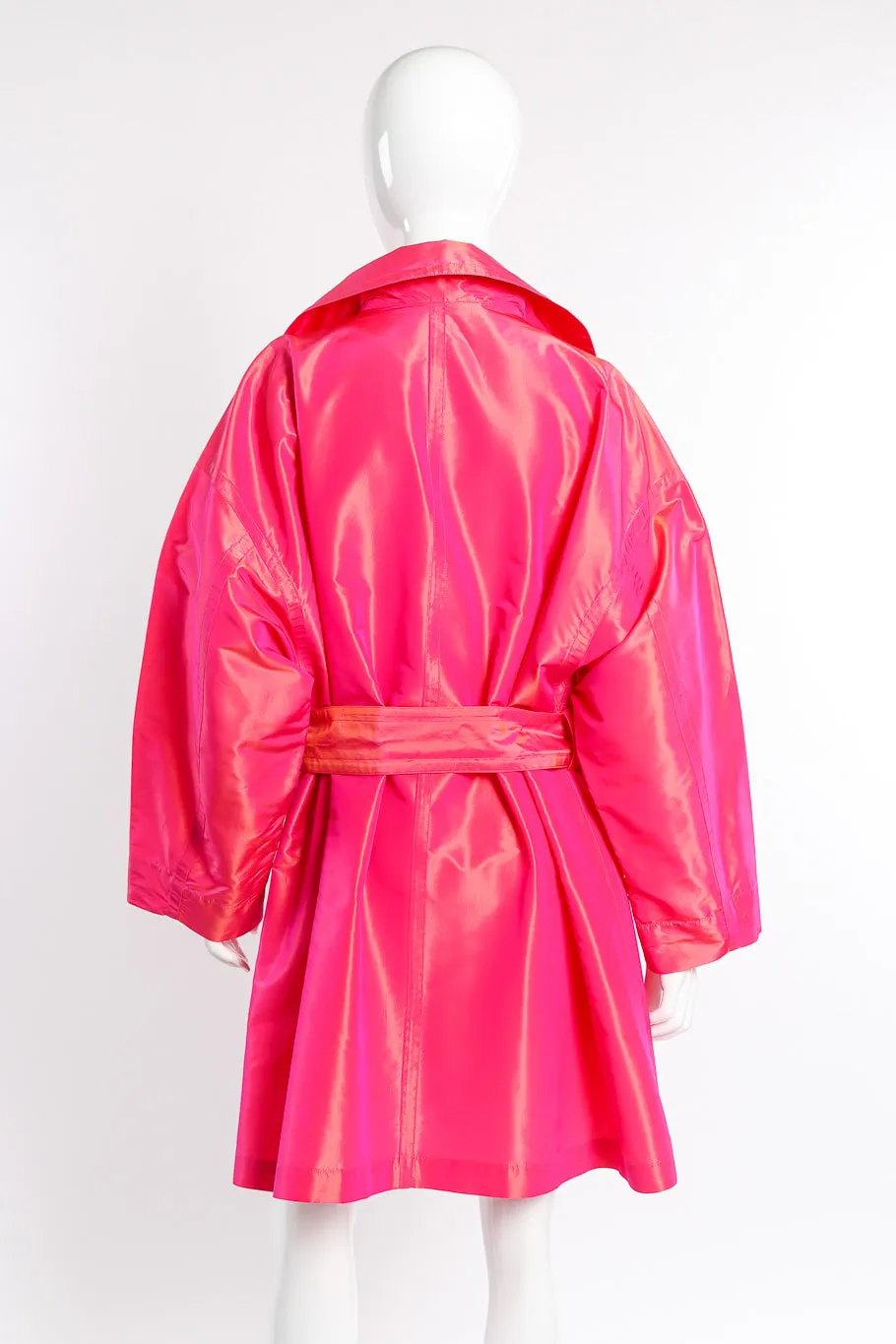Oversized Silk Trench Coat II