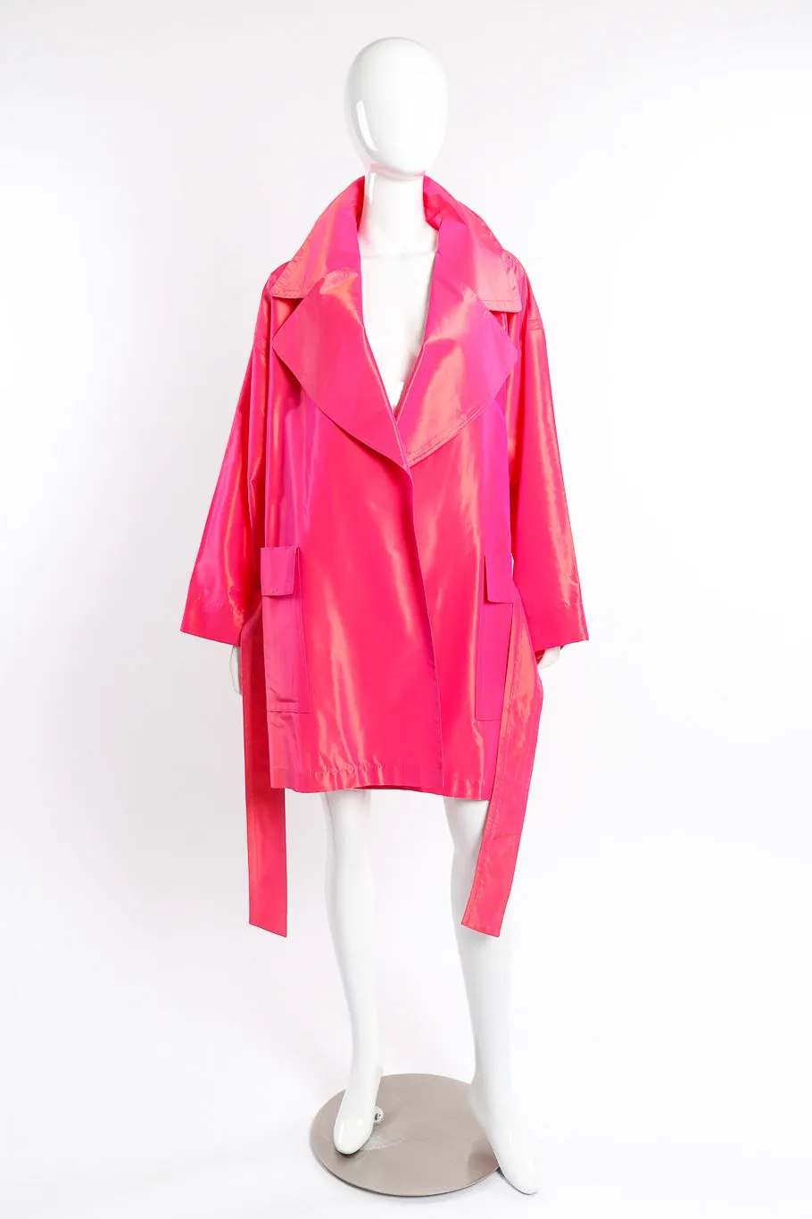 Oversized Silk Trench Coat II