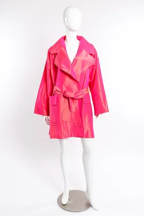 Oversized Silk Trench Coat II