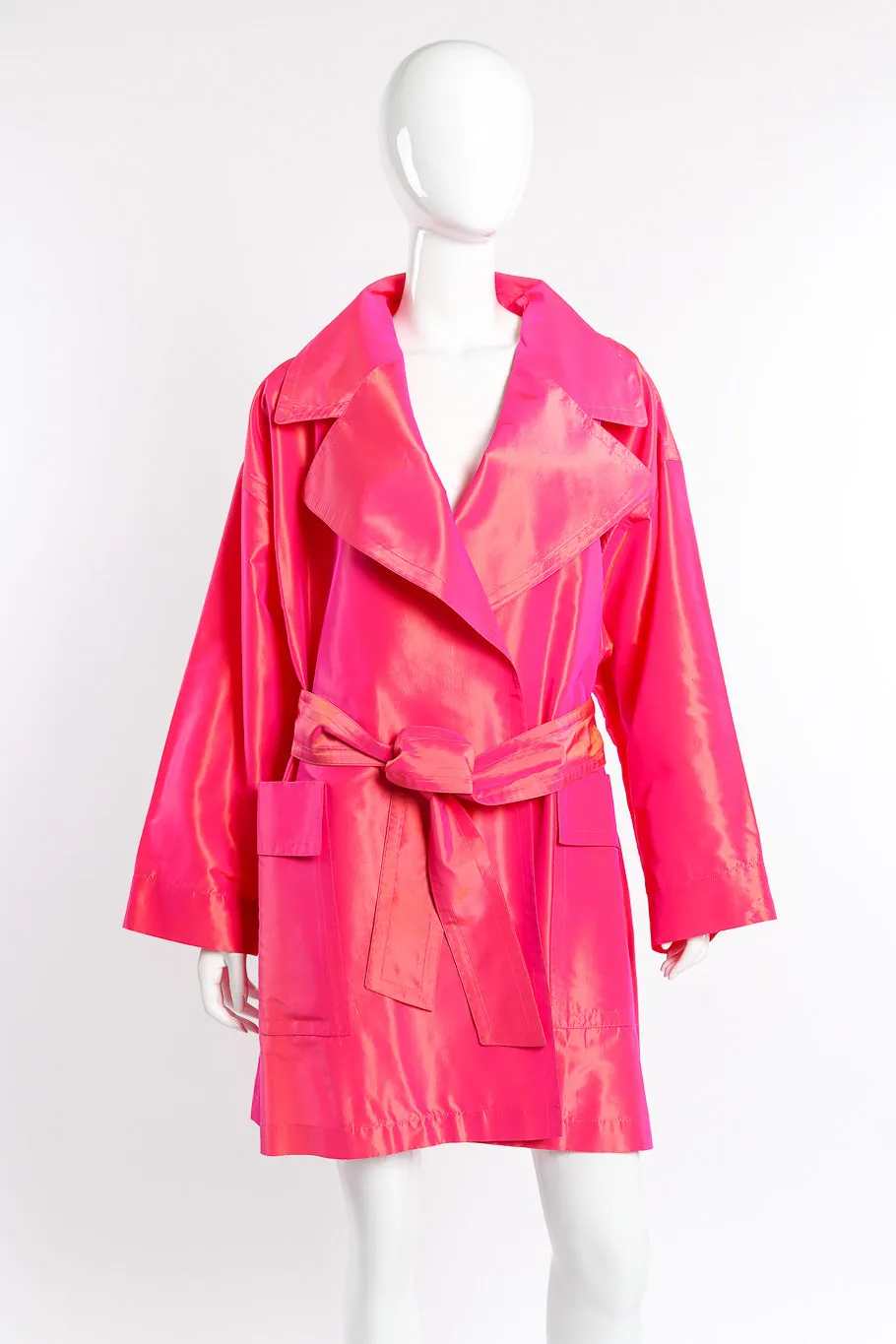 Oversized Silk Trench Coat II