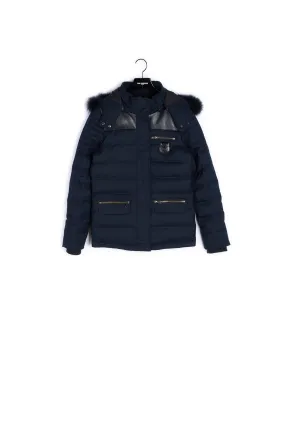 Parka bleue marine puffy