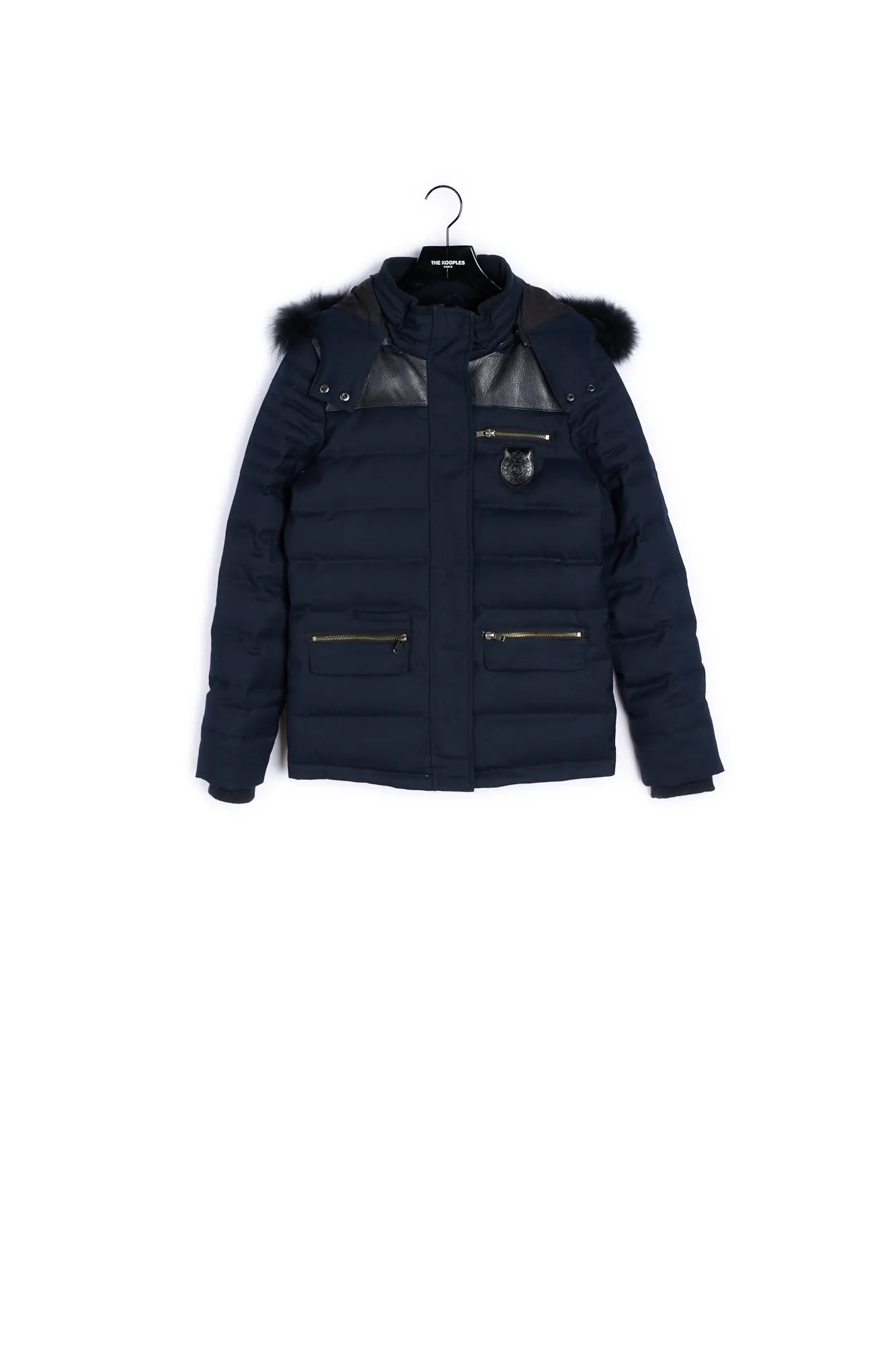 Parka bleue marine puffy