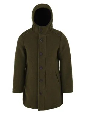 Parka verde da Uomo con cappuccio Gaucho