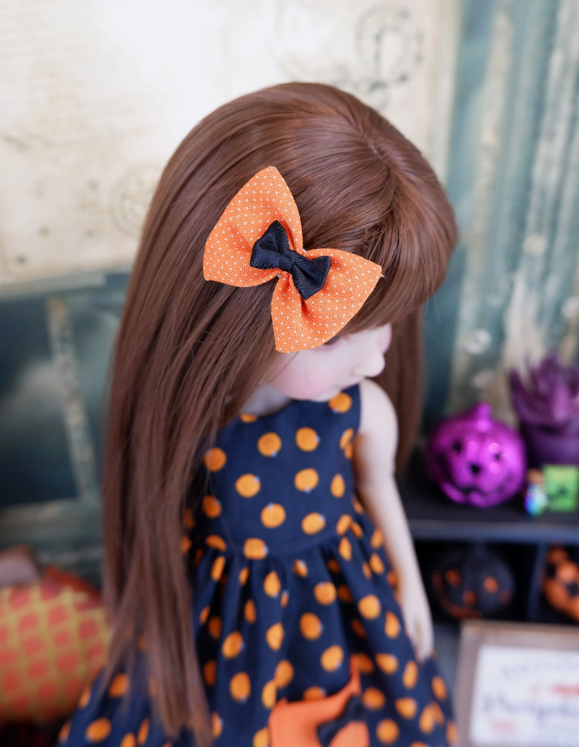 Petite Pumpkins - dress with shoes for Ruby Red Fashion Friends doll