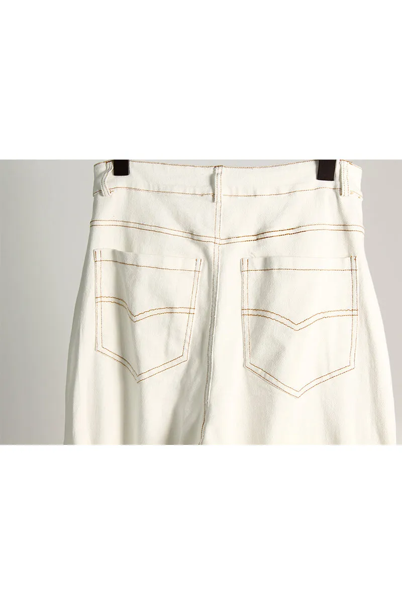 PQ3266 Big Bow Denim Jeans