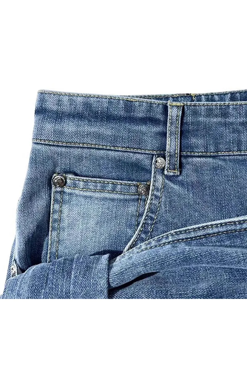 PQ3266 Big Bow Denim Jeans
