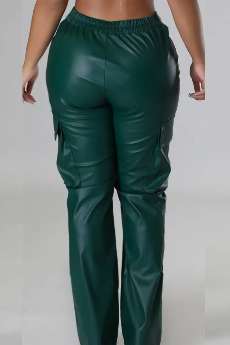 PT3064 Vegan Leather Pants