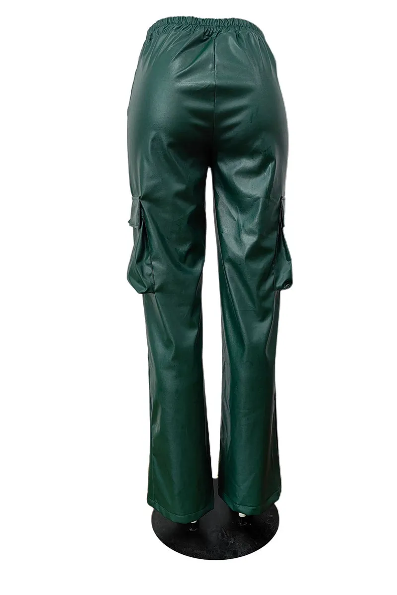 PT3064 Vegan Leather Pants