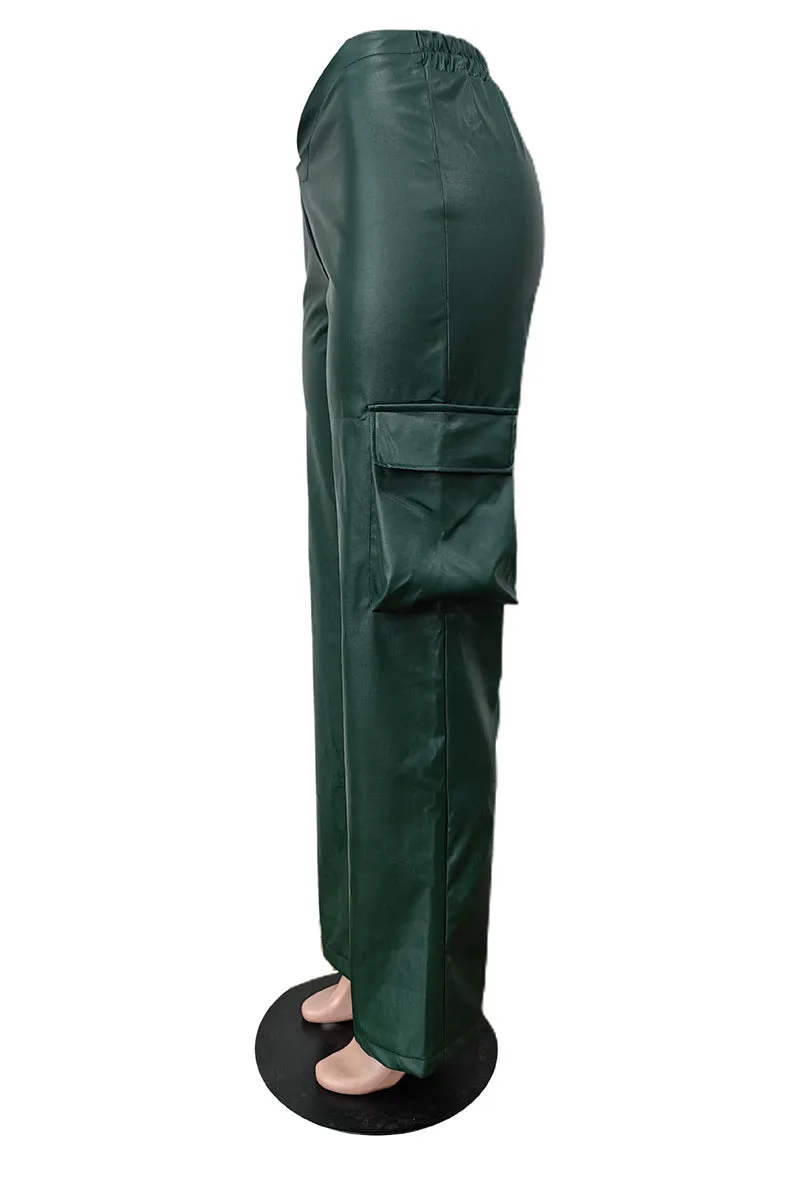 PT3064 Vegan Leather Pants