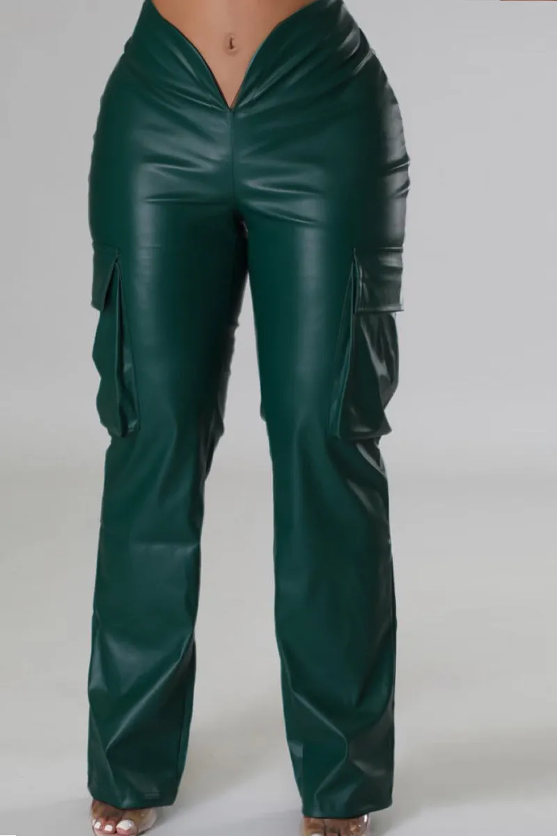 PT3064 Vegan Leather Pants