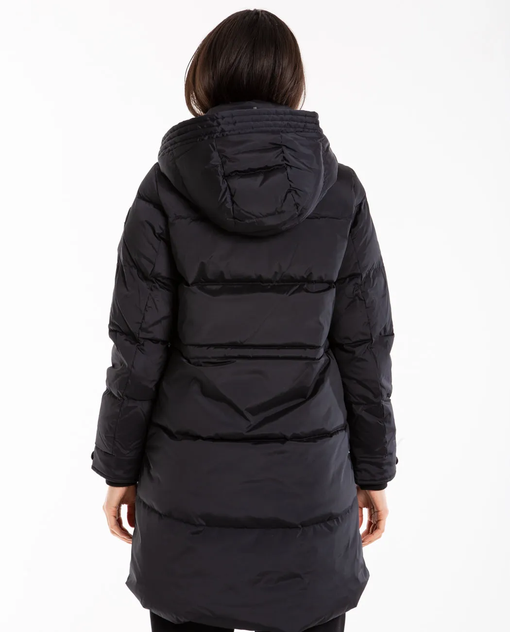 Puffy Parka Jacket Black
